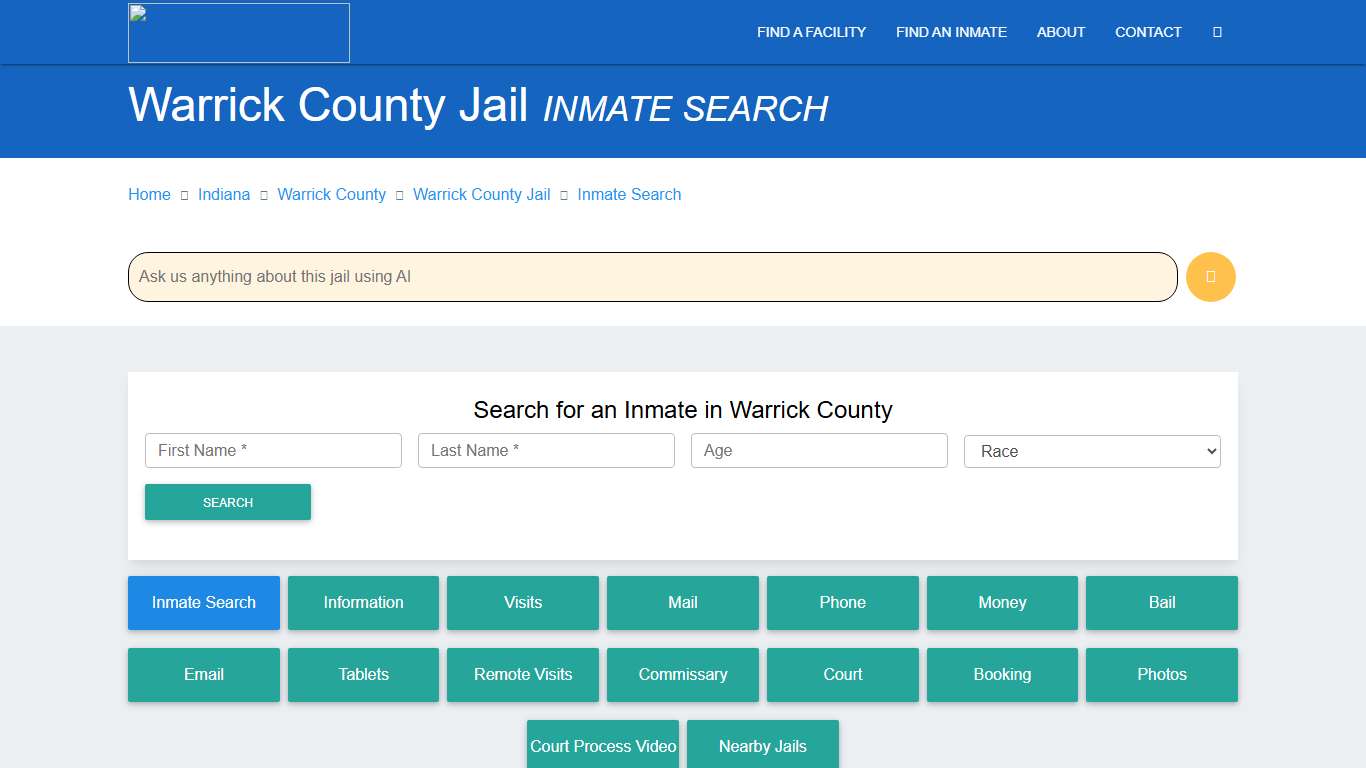 Warrick County Inmate Search & Roster Find Inmates IN
